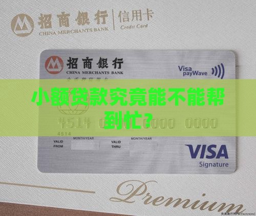 小额贷款究竟能不能帮到忙？