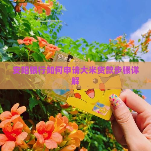 安阳银行如何申请大米贷款步骤详解