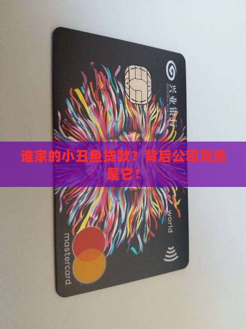 谁家的小丑鱼贷款？背后公司竟然是它！