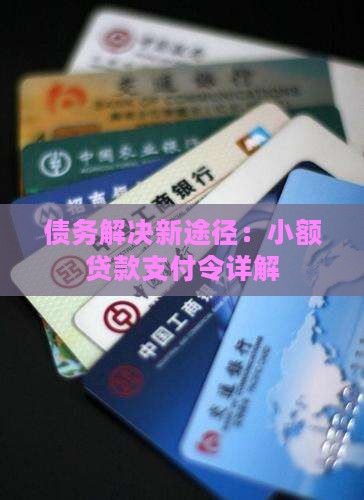 债务解决新途径：小额贷款支付令详解