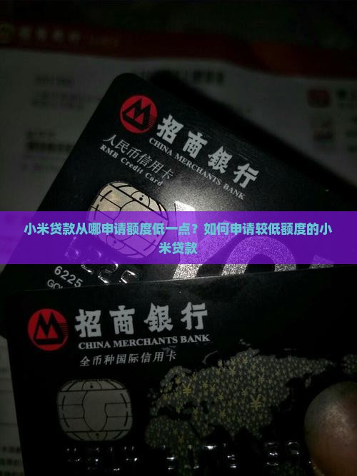 小米贷款从哪申请额度低一点？如何申请较低额度的小米贷款