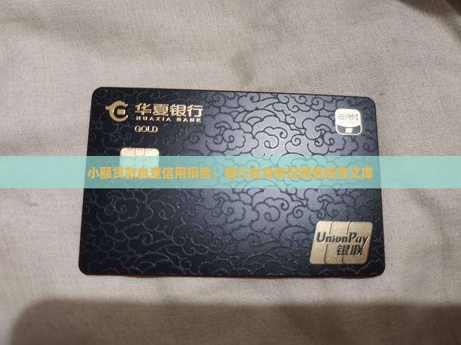 小额贷款自查情况说明