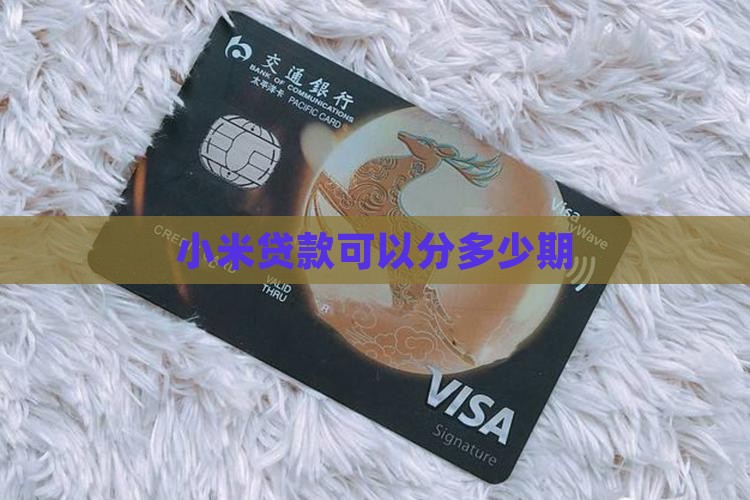 小米贷款最长可分多少期