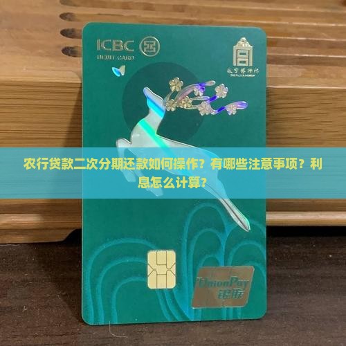 农行贷款二次分期还款