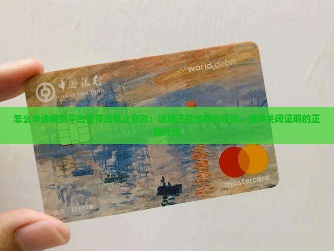 如何让网上贷款平台停贷