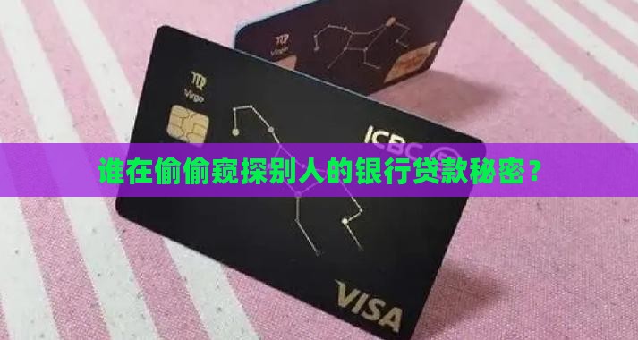 别人银行的贷款信息