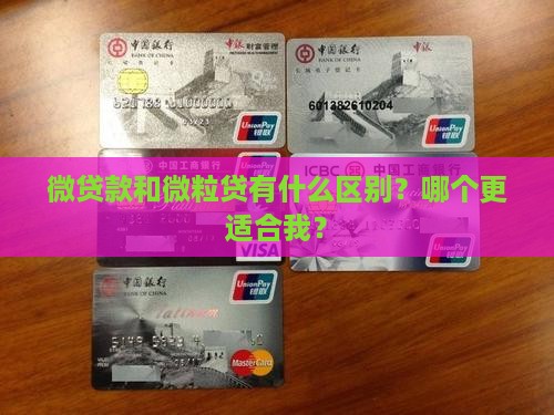 微贷款和微粒贷