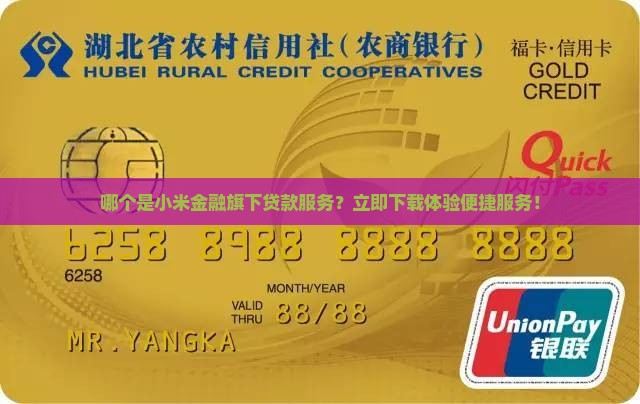 哪个是小米贷款