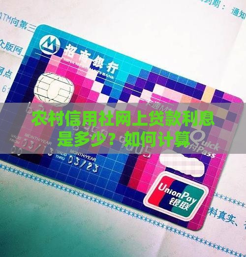 农村信用社网上贷款利息