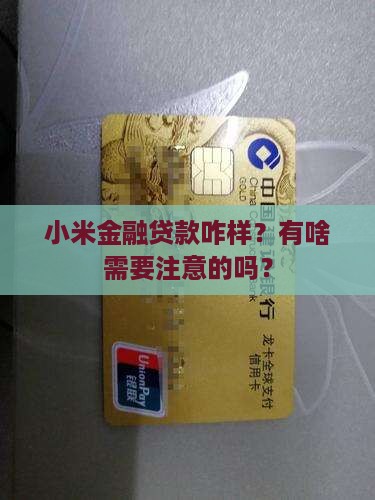 小米金融贷款处理
