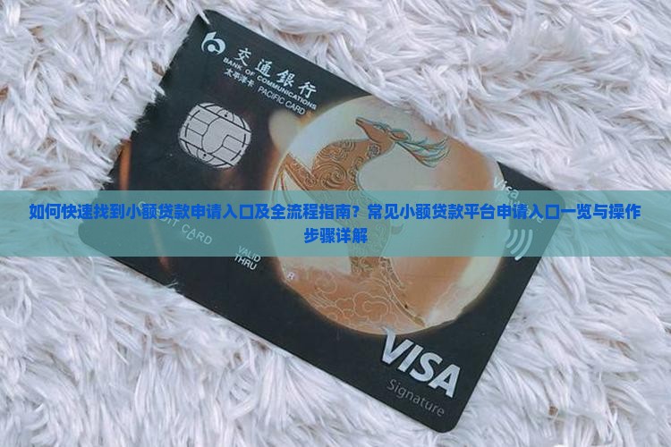小额贷款申请入口在哪里找