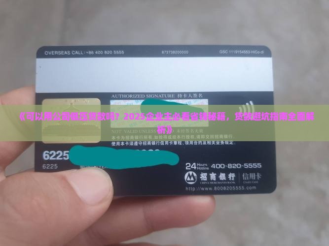 可以用公司低压贷款吗