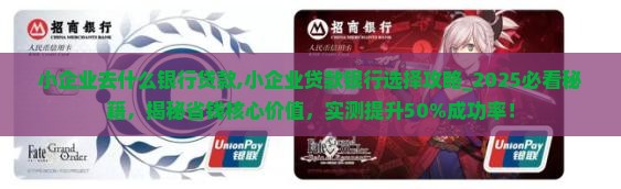 小企业去什么银行贷款