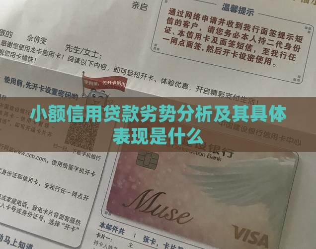 小额信用贷款劣势