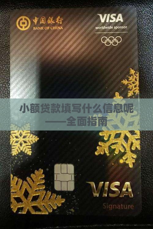 小额贷款填写什么信息呢