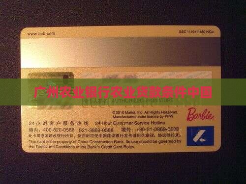 广州农业公司贷款条件