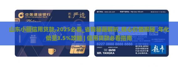 山东小额信用贷款