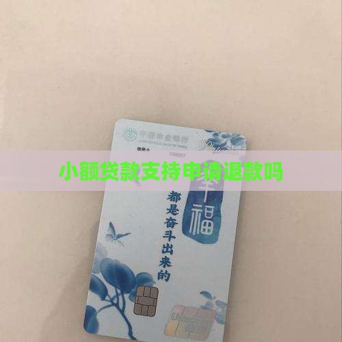 小额贷款可以申请退款