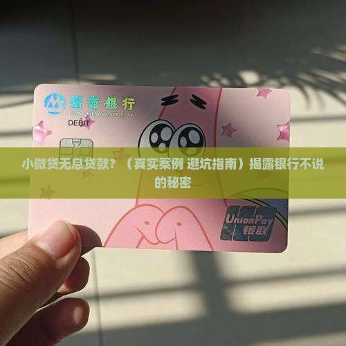 小微贷无息贷款