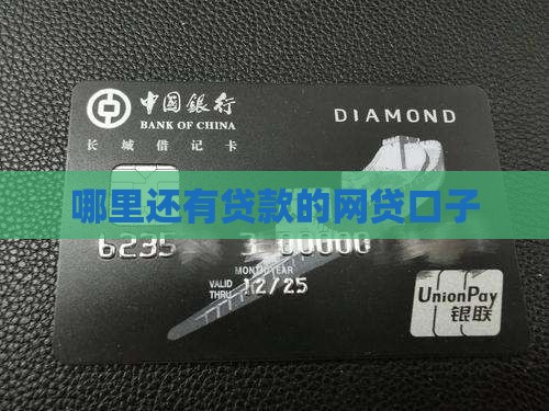 哪里还有贷款的网贷口子