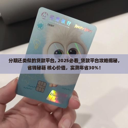 分期还类似的贷款平台