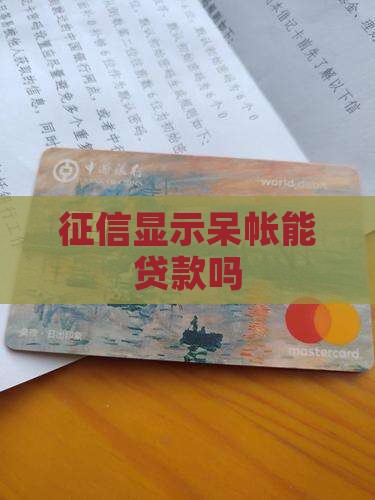 征信显示呆帐能贷款吗