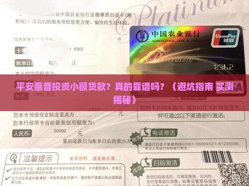 平安惠普投资小额贷款