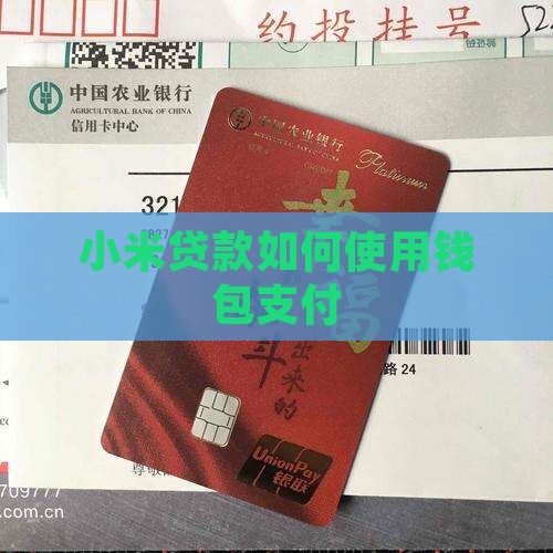 小米贷款如何钱包支付的