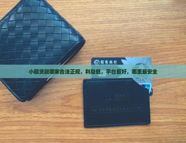 小额贷款哪家合法