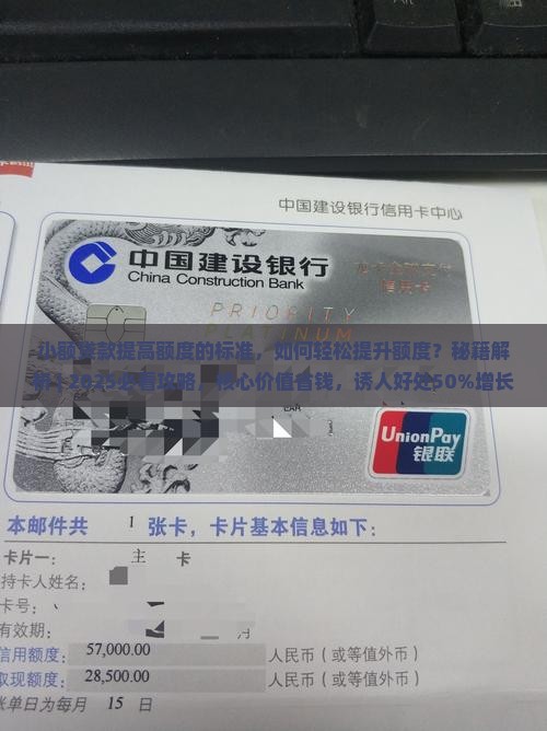 小额贷款提高额度的标准