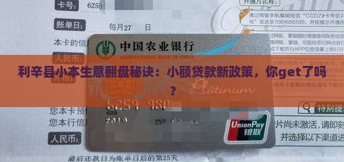 利辛县小额贷款政策