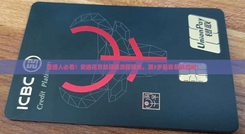 安逸花贷款具体流程