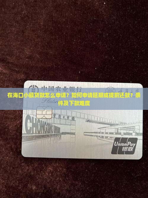 在海口小额贷款怎么申请