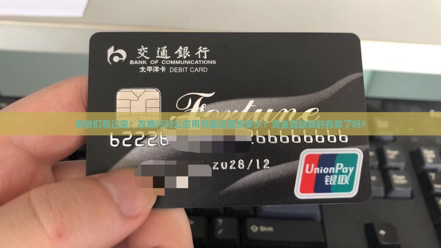 农商行对公信用贷款