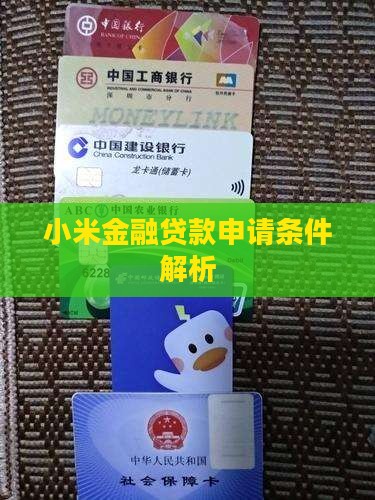 小米贷款有哪些条件