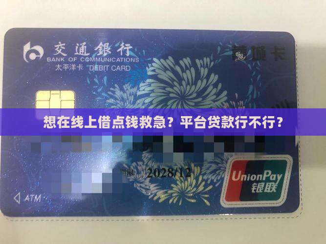可以在平台上贷款吗