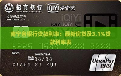 南宁各银行贷款利率