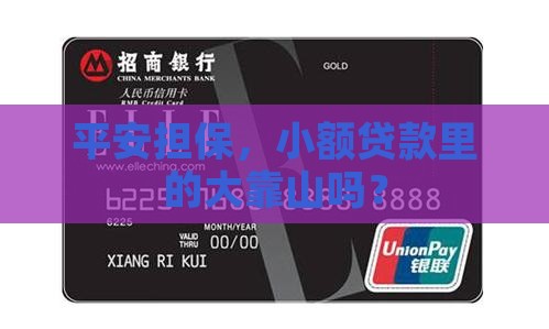 平安担保是小额贷款么