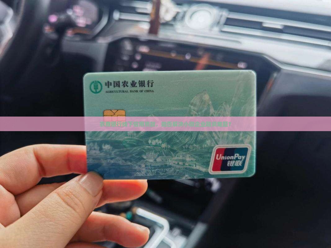 农商银行线下信用贷款