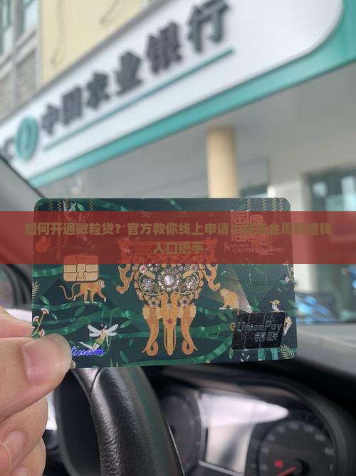 如何开通微粒贷的贷款 如何开通微粒贷的贷款
