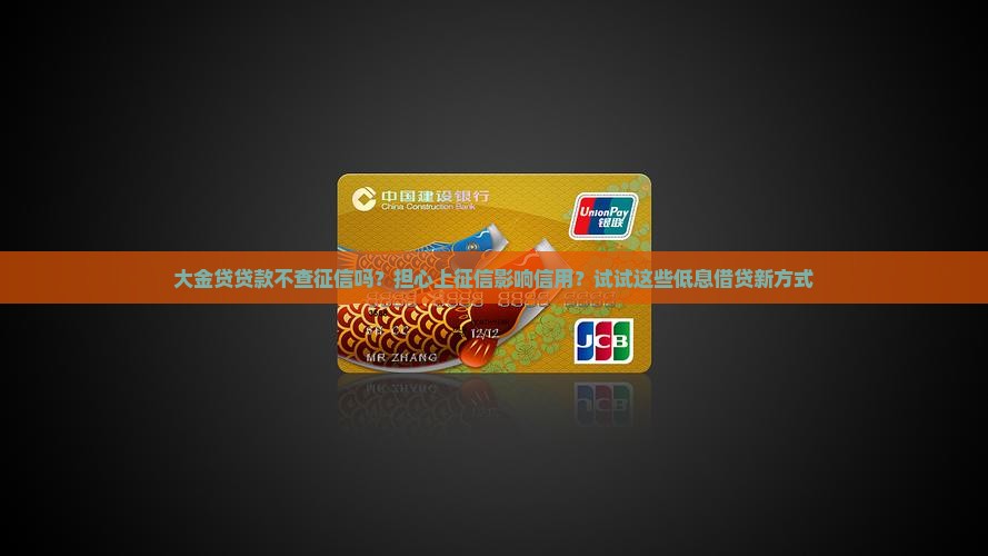 大金贷贷款不查征信吗