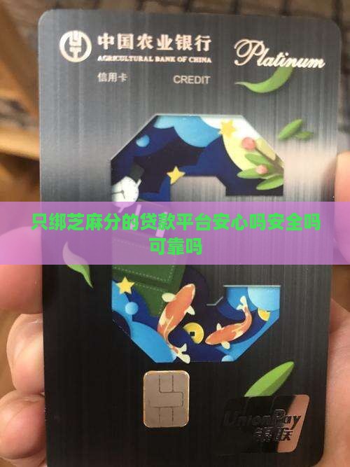 只绑芝麻分的贷款