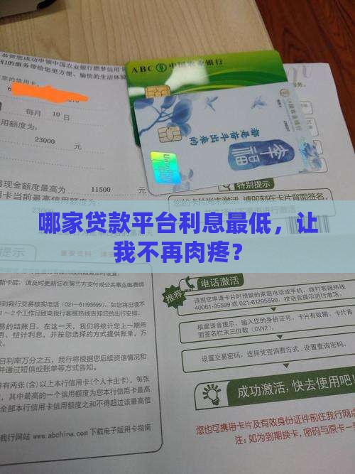 哪些平台贷款利息低点 哪些平台贷款利息低点