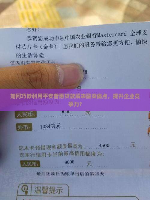 如何巧妙用平安普惠贷款