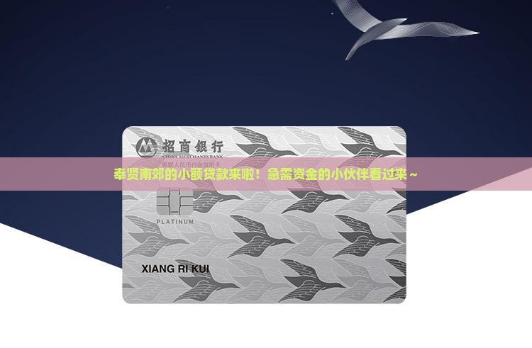 奉贤南郊小额贷款