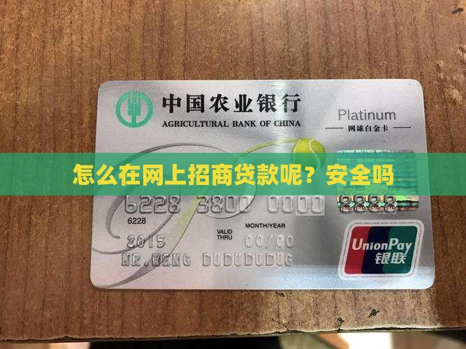 怎么在网上招商贷款呢