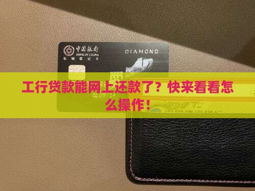 工行贷款可以网上还款