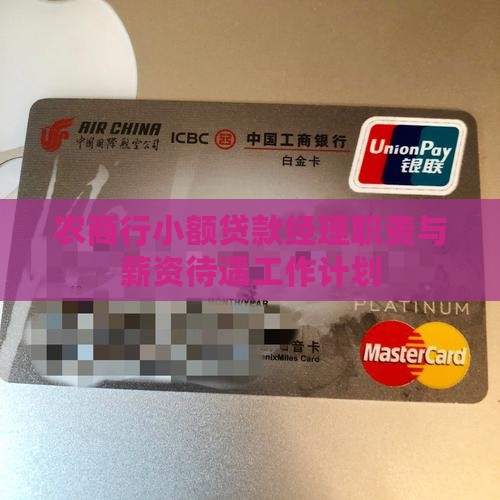 农商行小额贷款经理职责