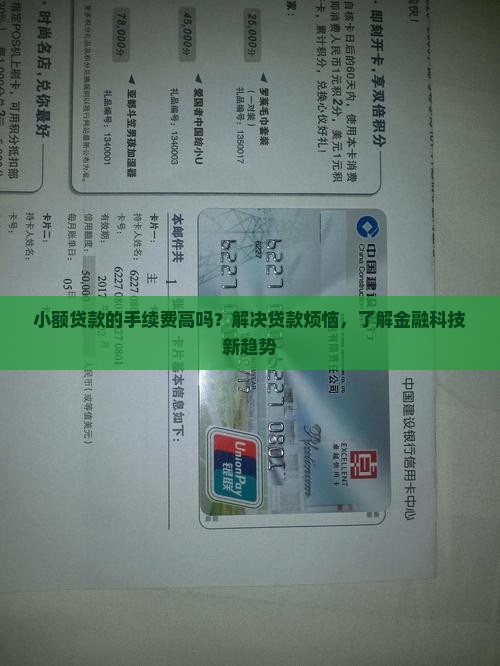 小额贷款的手续费 小额贷款的手续费