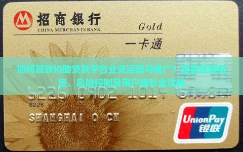 如何帮忙做贷款平台业务